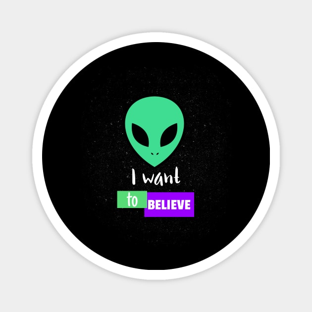 I want to believe in Aliens Magnet by ForEngineer